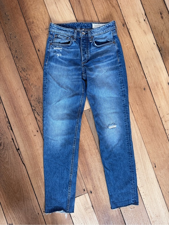 rag & bone Denim - rag & bone Rosa Midrise Boyfriend Distressed Jeans